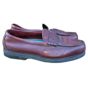 Red Wing Redwing Boot Brown Red Leather Shoe Penny Loafer USA Men 10.5 Vintage